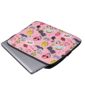 Farbenfrohe, hübsche Aufkleber Laptopschutzhülle (Vorne Knopf)