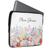 Farbenfrohe Hübsche Blumen Florale Gärten Personal Laptopschutzhülle (Vorne Rechts)