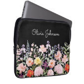 Farbenfrohe Hübsche Blumen Florale Gärten Personal Laptopschutzhülle (Vorne Rechts)