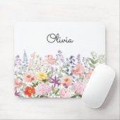 Farbenfrohe Hübsche Blumen Florale Garten Personal Mousepad (Mit Mouse)
