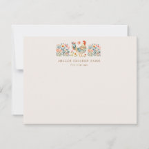 Farbenfrohe Hühnerflora