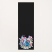 Farbenfrohe HühnerYogmatte Yogamatte (Vorderseite)