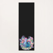 Farbenfrohe HühnerYogmatte Yogamatte (Rückseite)