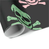 Farbenfrohe Hülle und Kreuzbein Geschenkpapier (Rolleneckpunkt)