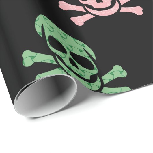 Farbenfrohe Hülle und Kreuzbein Geschenkpapier (Rolleneckpunkt)