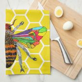 Farbenfrohe Hummel 1/2 Klappküche Handtuch (Viertel Falte)