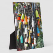 Farbenfrohe Hummer Buoys Fotoplatte (Seite)