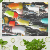 Farbenfrohe Hummer Buoys Handtuch (Gefaltet)