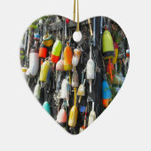 Farbenfrohe Hummer Buoys Keramik Ornament (Rechts)