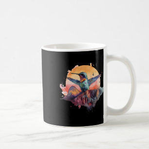 Farbenfrohe Hummingbird Bird Watching Earth Day Na Kaffeetasse