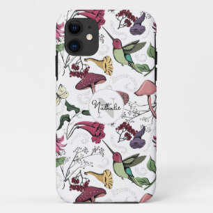 Farbenfrohe Hummingbird Garden Case-Mate iPhone Hülle