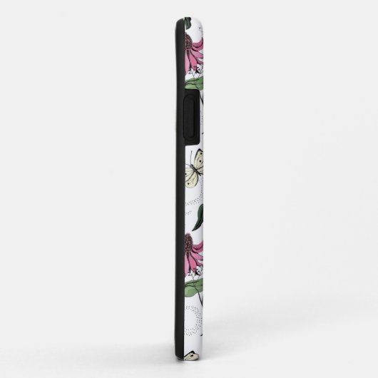Farbenfrohe Hummingbird Garden Case-Mate iPhone Hülle (Hinten/Rechts)