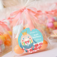 Farbenfrohe Humpty Dumpty Baby Shower Stickers