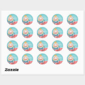 Farbenfrohe Humpty Dumpty Baby Shower Stickers (Blatt)