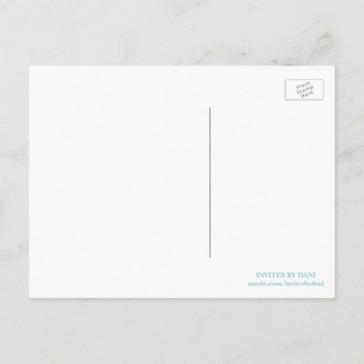 Farbenfrohe Humpty Dumpty Babydusche Save the Date Ankündigungspostkarte (Rückseite)