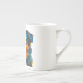 Farbenfrohe Hunde Kaffee Tasse (Rechts)