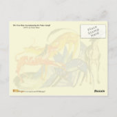 Farbenfrohe Hunde Postkarte (Rückseite)