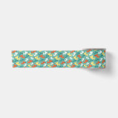 Farbenfrohe Hunde Satinband (Vorderseite)
