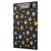 Farbenfrohe Hundekuchen Klemmbrett (Links)