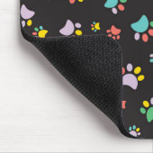 Farbenfrohe Hundekuchen Mousepad (Ecke)