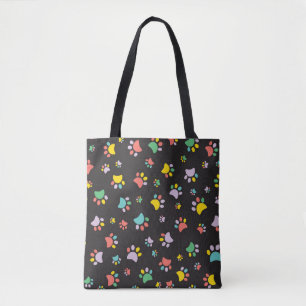 Farbenfrohe Hundekuchen Tasche