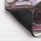 Farbenfrohe Hütten mit Fahnen - Martha's Vineyard Mousepad (Ecke)