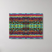 Farbenfrohe Hypnotic Voyage Geometric Art Pattern Leinwanddruck (Vorderseite)