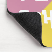 Farbenfrohe I Liebe School Girl Pink, benutzerdefi Mousepad (Ecke)