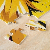 Farbenfrohe illustrierte Rooster Puzzle (Seite)