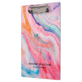 Farbenfrohe Imitate aus Stein Klemmbrett (Links)