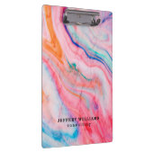 Farbenfrohe Imitate aus Stein Klemmbrett (Rechts)