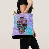 Farbenfrohe Imitate Flitter und Retro-Zuckerschäde Tasche (Von Nahem)