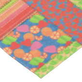 Farbenfrohe Imitate Muster der Sommerkulturen Tischdecke (Schrägansicht)