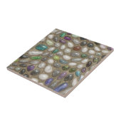 Farbenfrohe Imitate Shiny 3D River Rock Stones Mus Fliese (Seite)