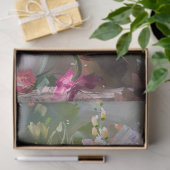 Farbenfrohe impressionistische Blumenbilder Dekoup Seidenpapier (Geschenk)