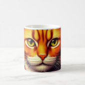 Farbenfrohe Ingwerkatze Tasse! Kaffeetasse (Mittel)