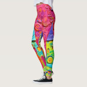 Farbenfrohe innovative Clay-Kreation Leggings (Links)