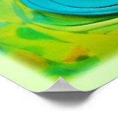 Farbenfrohe innovative Clay-Kreation Poster (Ecke)