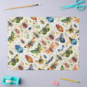 Farbenfrohe InsektenCollage Decoupage Seidenpapier (Basteln)