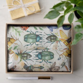 Farbenfrohe InsektenCollage Decoupage Seidenpapier (Geschenk)