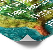 Farbenfrohe Inspiration Leaf Poster - 8"x10" (Ecke)