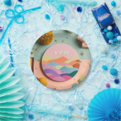 Farbenfrohe Inspiriert Designplatte" Pappteller (Party)
