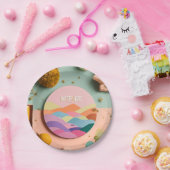 Farbenfrohe Inspiriert Designplatte" Pappteller (Party)