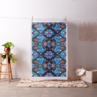 Farbenfrohe interessante abstrakte Design-Blues Bl Stoff