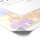 Farbenfrohe Interreligiöse Texte Ketubah Poster (Ecke)