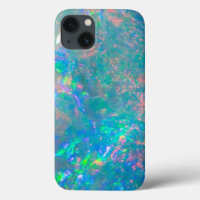 Farbenfrohe Iridescent Opal | Abstrakter Fall