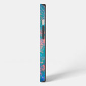 Farbenfrohe Iridescent Opal | Abstrakter Fall iPhone Hülle (Linke Seite)