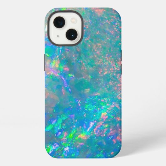 Farbenfrohe Iridescent Opal | Abstrakter Fall iPhone Hülle (Rückseite)