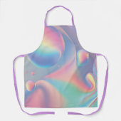 Farbenfrohe Iridescent Psychedelic Hübsch Bubbles Schürze (Vorderseite)
