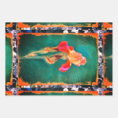Farbenfrohe Iris-Blume Geschenkpapier Set (Vorderseite 2)